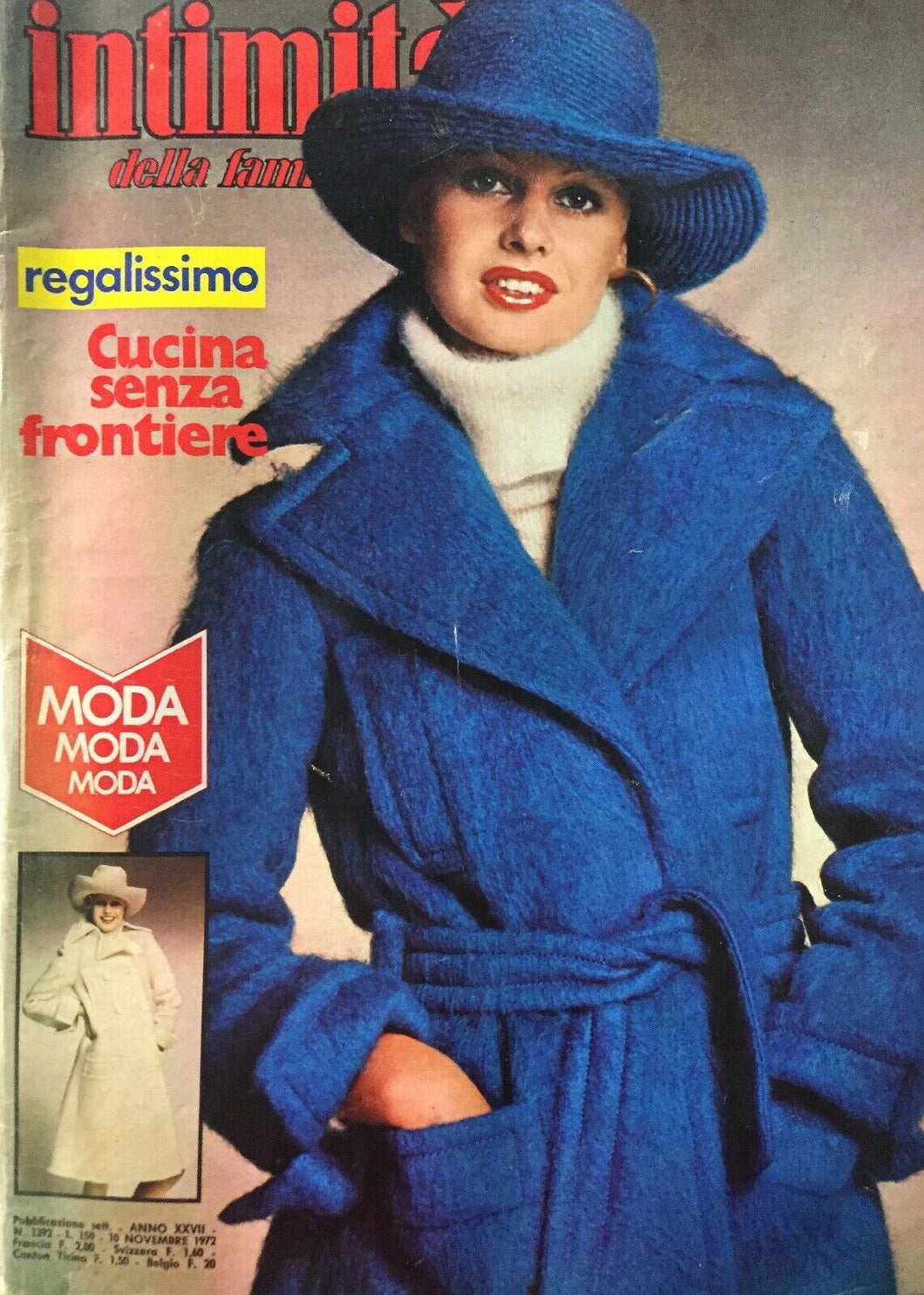 INTIMITÀ DELLA FAMIGLIA N.1392 10 NOVEMBRE 1972 CON INSERTO   I127