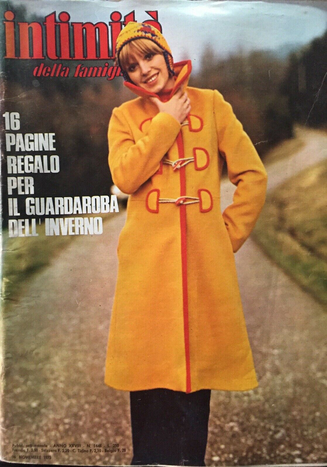 INTIMITÀ DELLA FAMIGLIA N.1445 16 NOVEMBRE 1973 CON INSERTO   I129