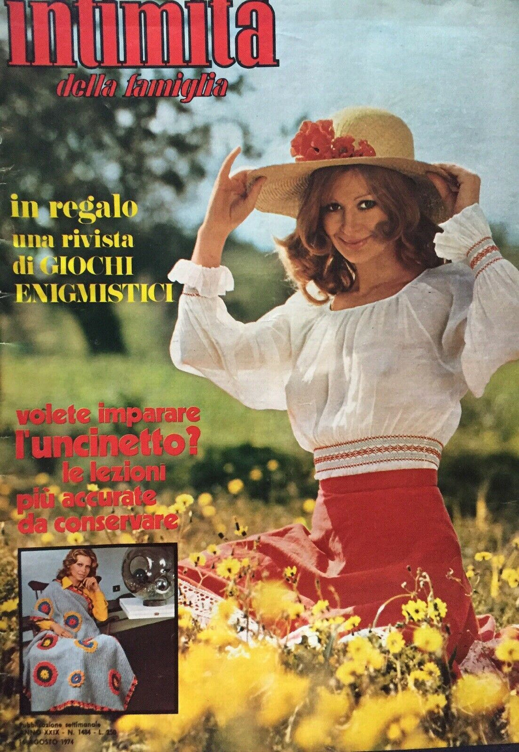 INTIMITÀ DELLA FAMIGLIA N.1484 16 AGOSTO 1974 CON INSERTO I137