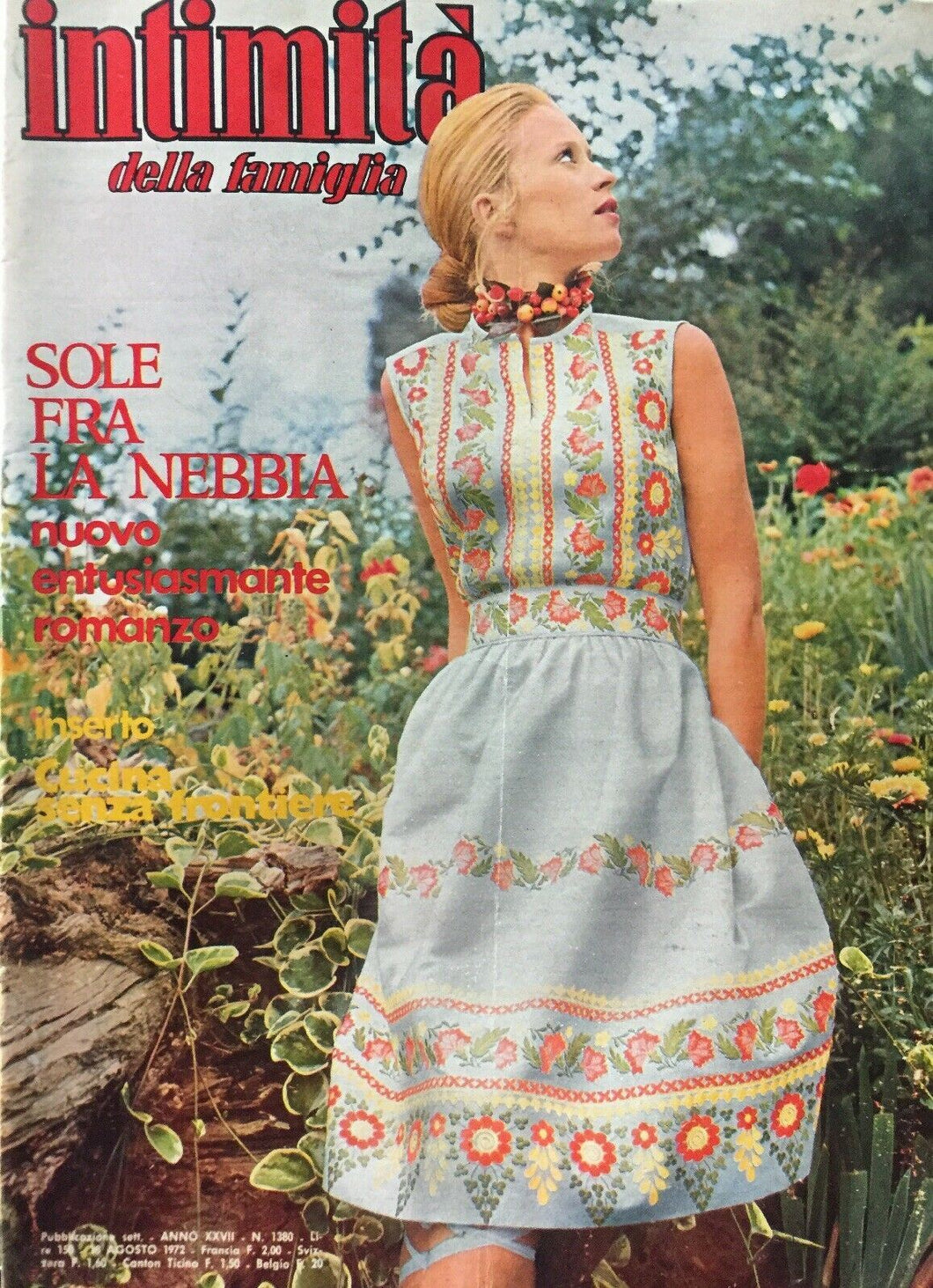 INTIMITÀ DELLA FAMIGLIA N.1380 18 AGOSTO 1972  I142