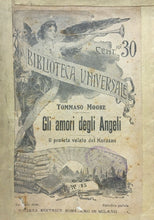 Carica l&#39;immagine nel visualizzatore di Gallery, GLI AMORI DEGLI ANGELI T. MOORE BIBLIOTECA UNIVERSALE  I376
