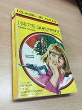 Carica l&#39;immagine nel visualizzatore di Gallery, I SETTE QUADRANTI A. CHRISTIE I CLASSICI DEL GIALLO I503
