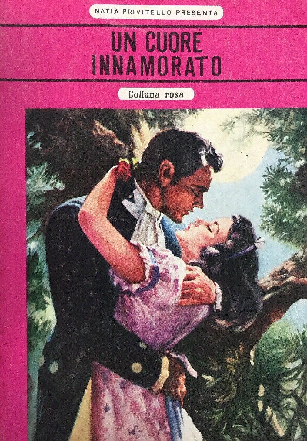 UN CUORE INNAMORATO COLLANA ROSA I523