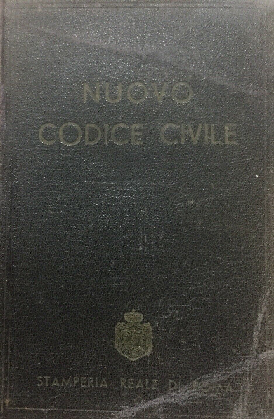 NUOVO CODICE CIVILE STAMPERIA REALE DI ROMA 1943 I680