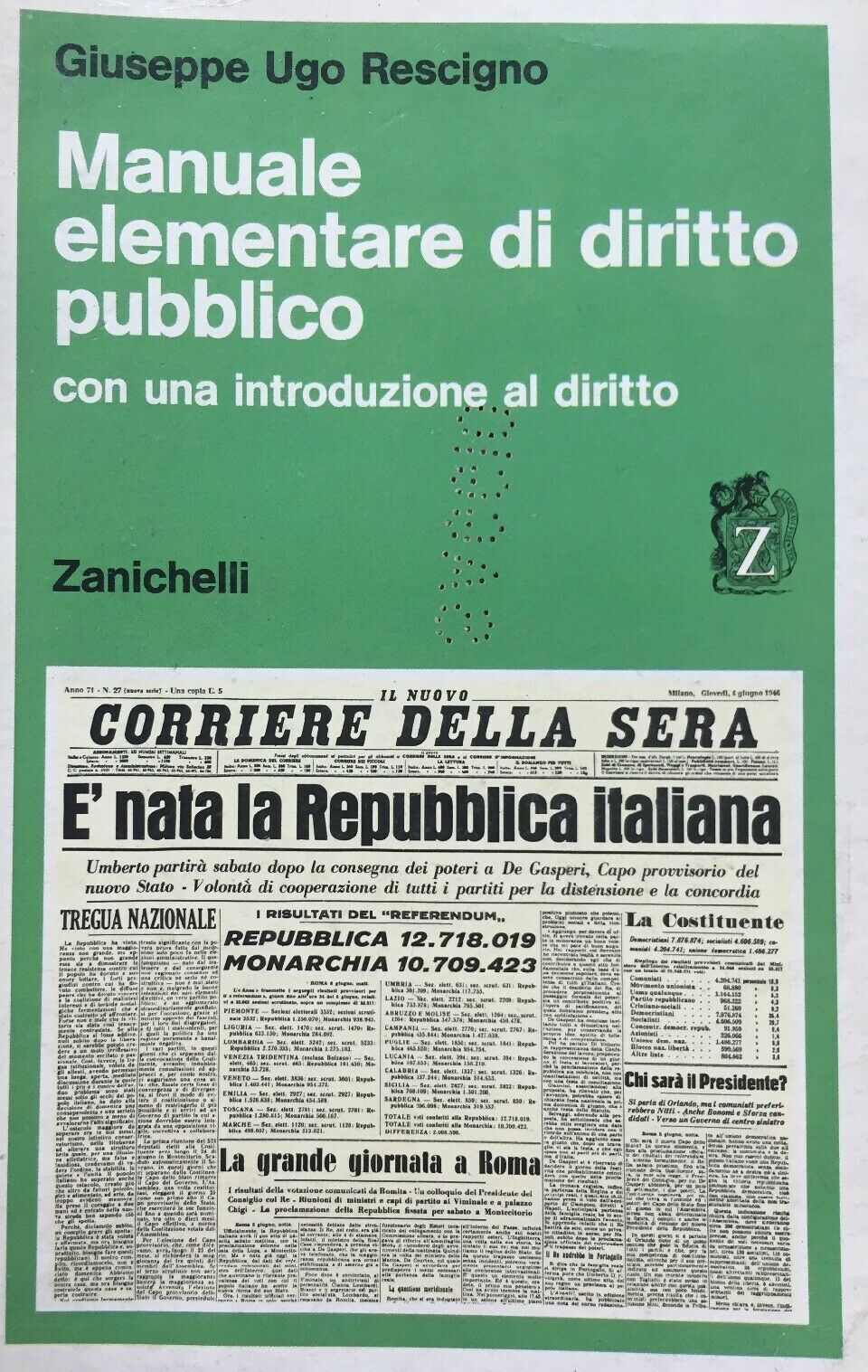 MANUALE ELEMENTARE DI DIRITTO PUBBLICO G. U. RESCIGNO J17