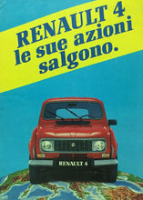 Carica l&#39;immagine nel visualizzatore di Gallery, DEPLIANT PIEGHEVOLE RENAULT 5 E RENAULT 4  J139
