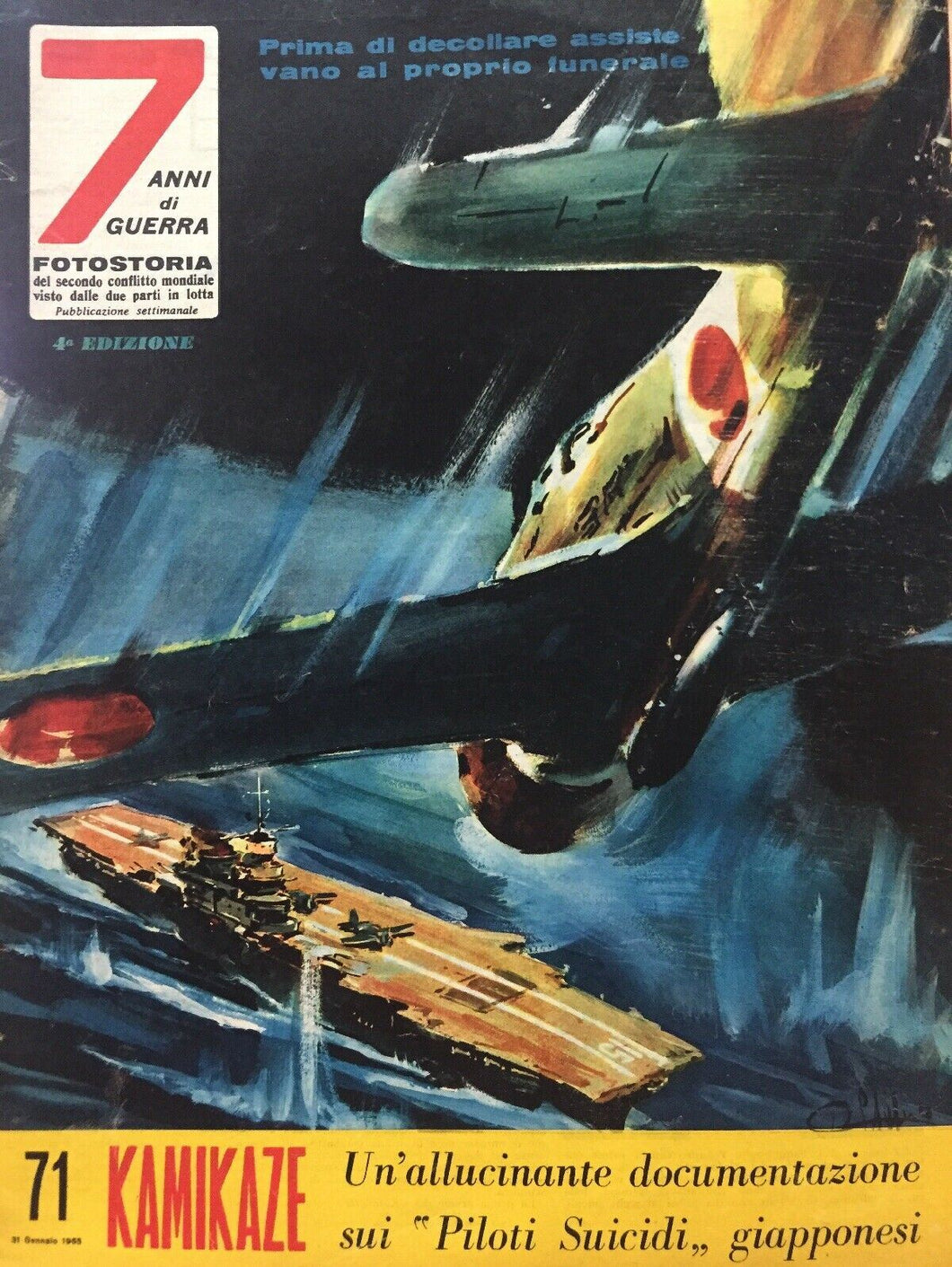 7 ANNI DI GUERRA FOTOSTORIA N.71 KAMIKAZE J194