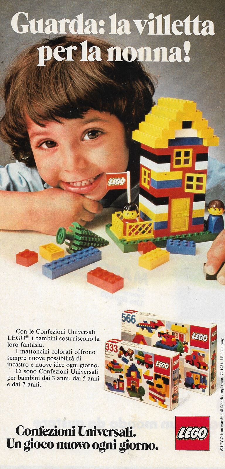 PUBBLICITA' ADVERTISING LEGO PU02