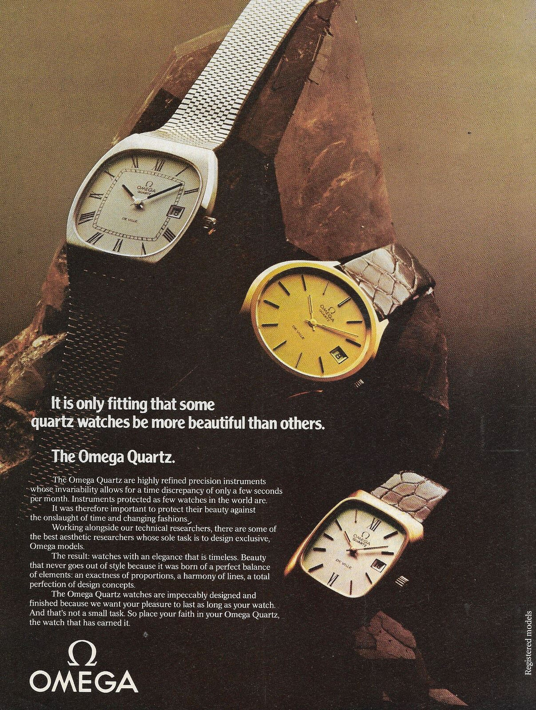 PUBBLICITA' ADVERTISING OROLOGI OMEGA (USA)  PU02