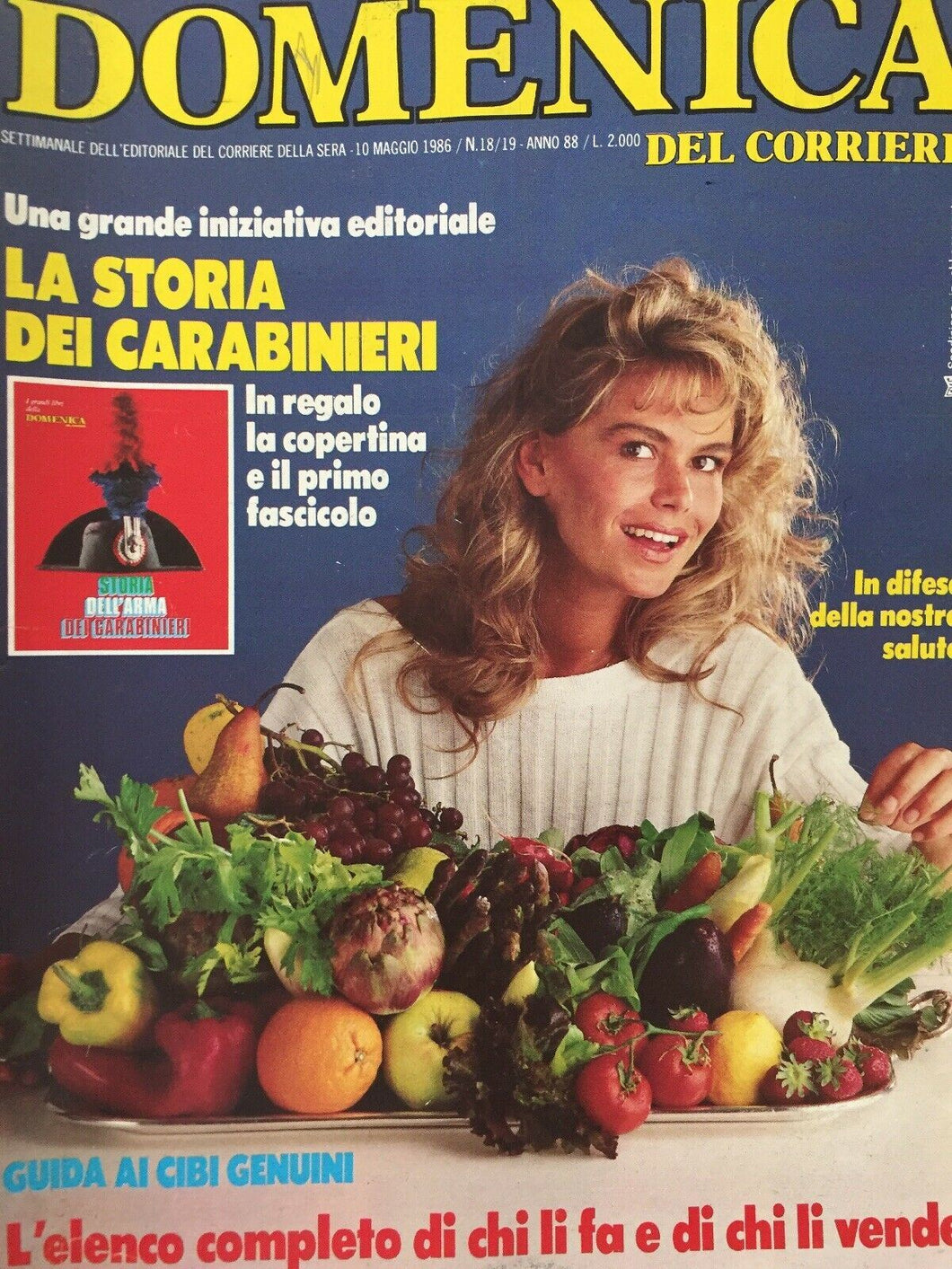 DOMENICA DEL CORRIERE 10 Maggio 1986 Loretta Goggi Luciano Pavarotti J425