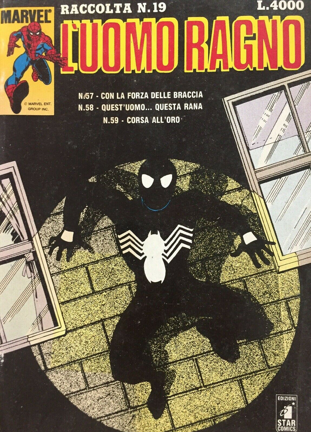 RACCOLTA L’UOMO RAGNO N.19 STAR COMICS J504