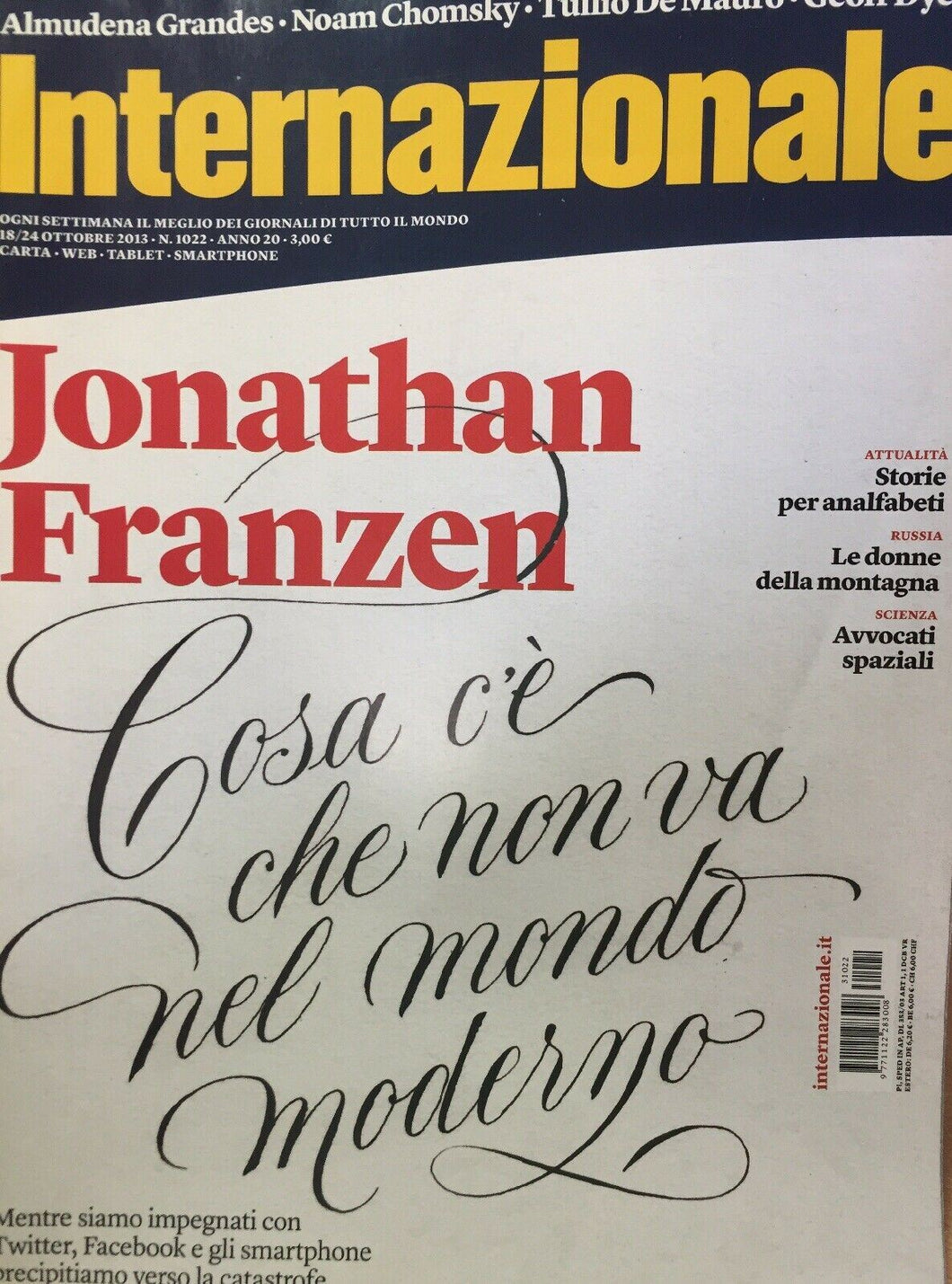INTERNAZIONALE RIVISTA N.1022 JONATHAN FRANZEN COSA C’È CHE NON VA... J546