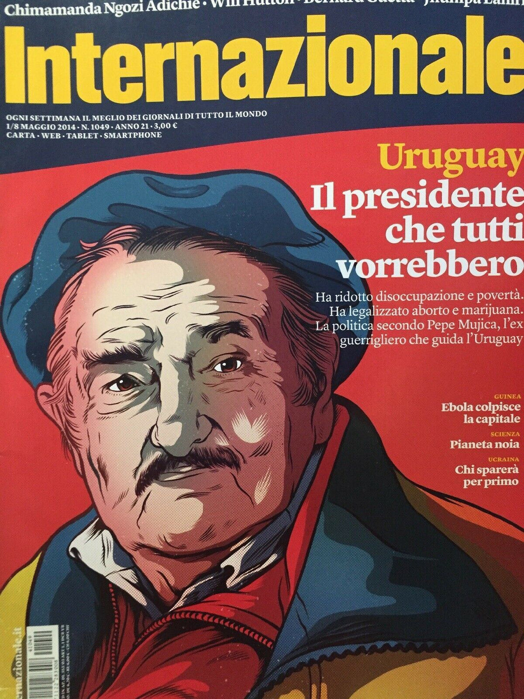 INTERNAZIONALE RIVISTA N.1049 URUGUAYIL PRESIDENTE CHE TUTTI VORREBBERO J549