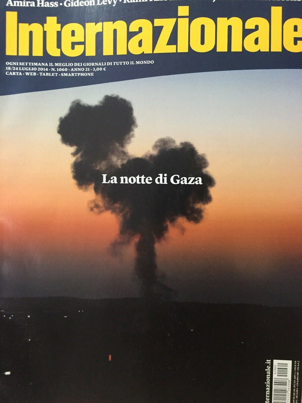 INTERNAZIONALE RIVISTA N.1060 LA NOTTE DI GAZA J551