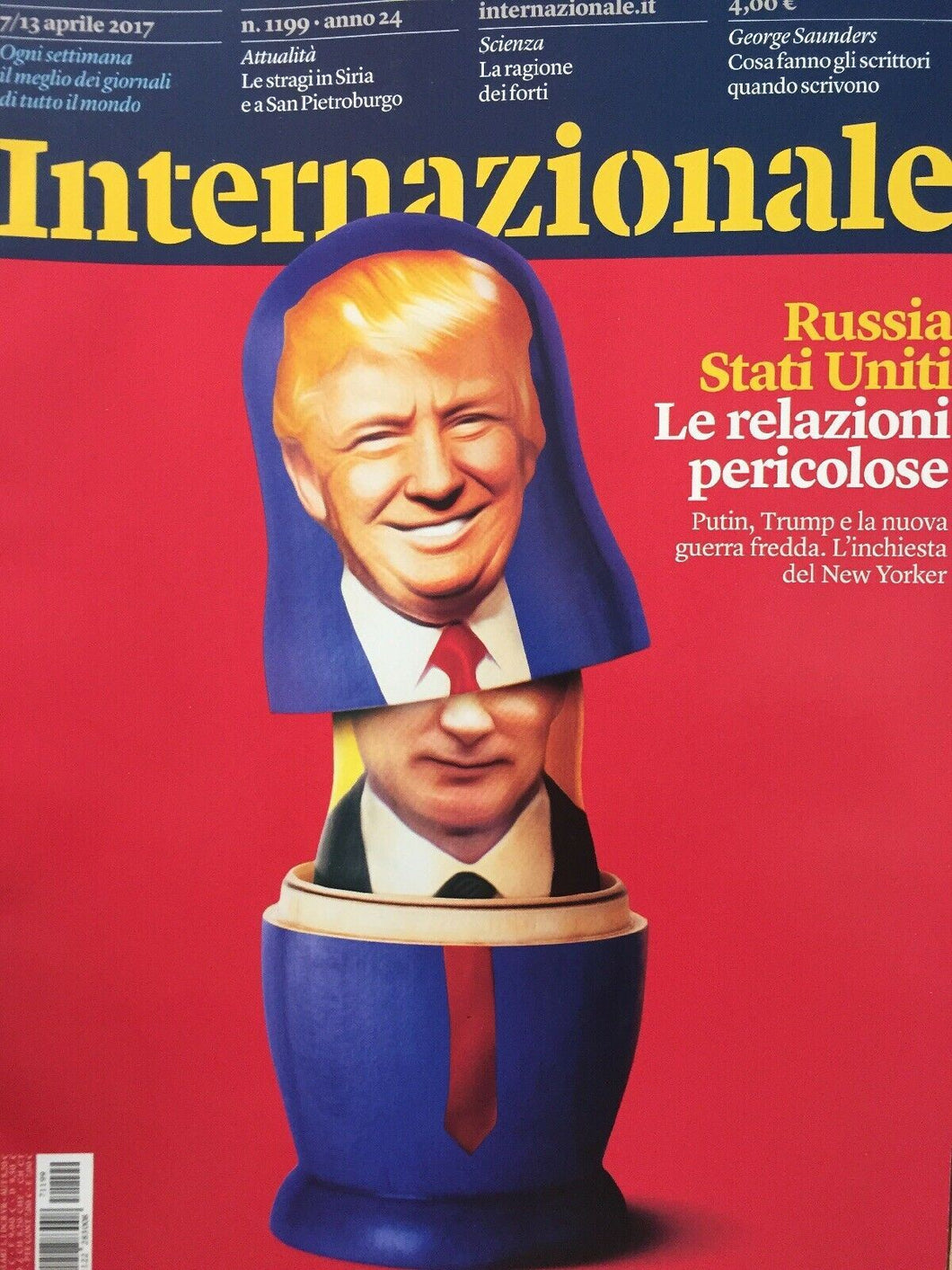 INTERNAZIONALE RIVISTA N.1199 RUSSIA STATI UNITI LE RELAZIONI PERICOLOSE J568