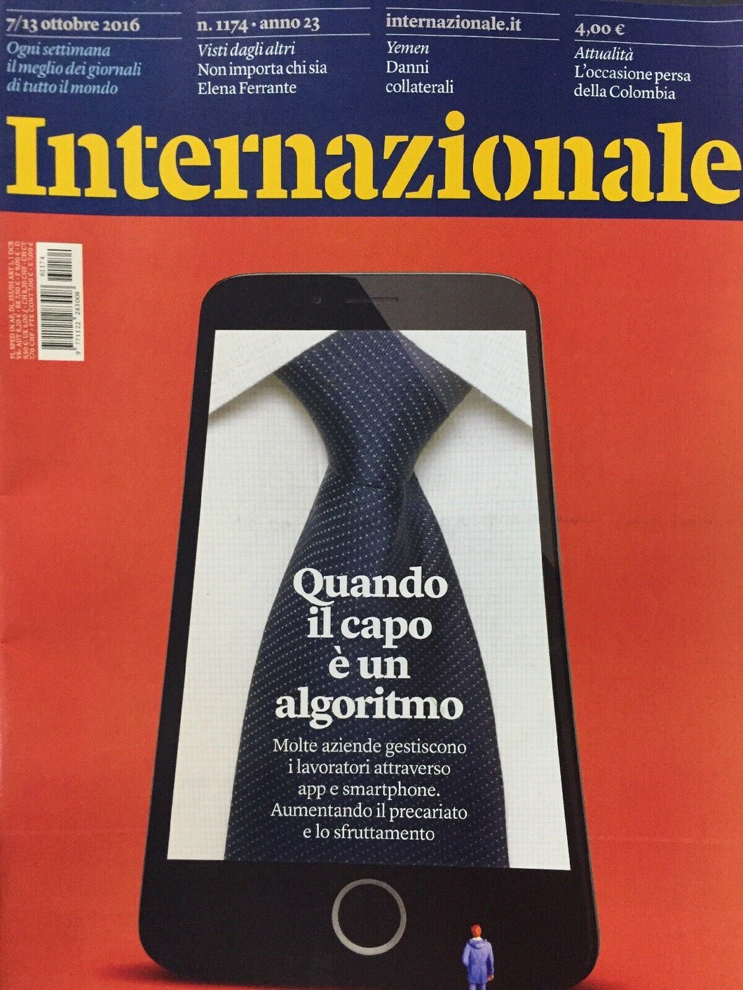 INTERNAZIONALE RIVISTA N.1174 QUANDO IL CAPO È UN ALGORITMO J585