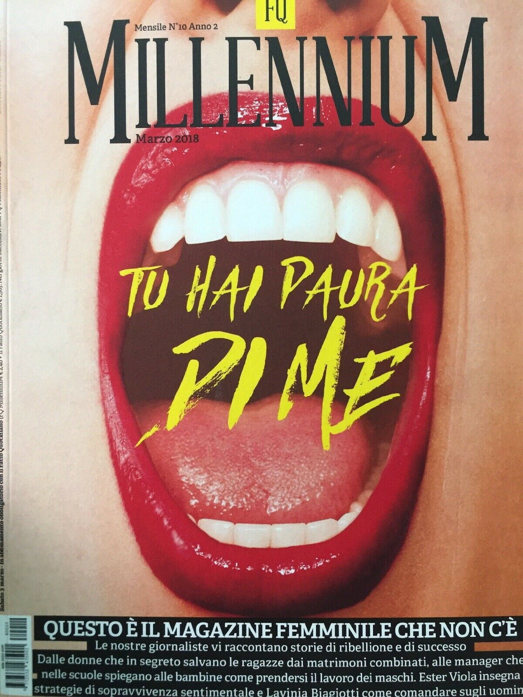 MILLENIUM IL FATTO QUOTIDIANO N.10 MARZO 2018 J608