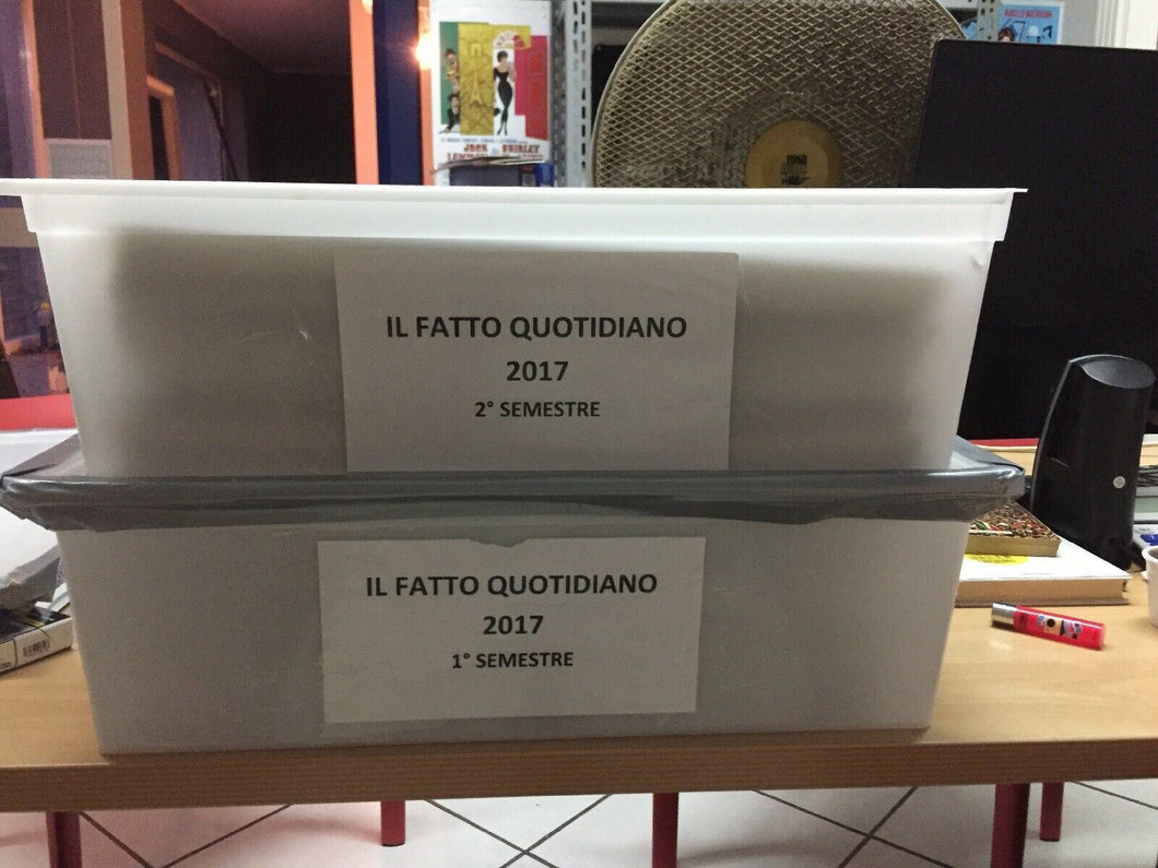 IL FATTO QUOTIDIANO ANNATA COMPLETA 2017 J623