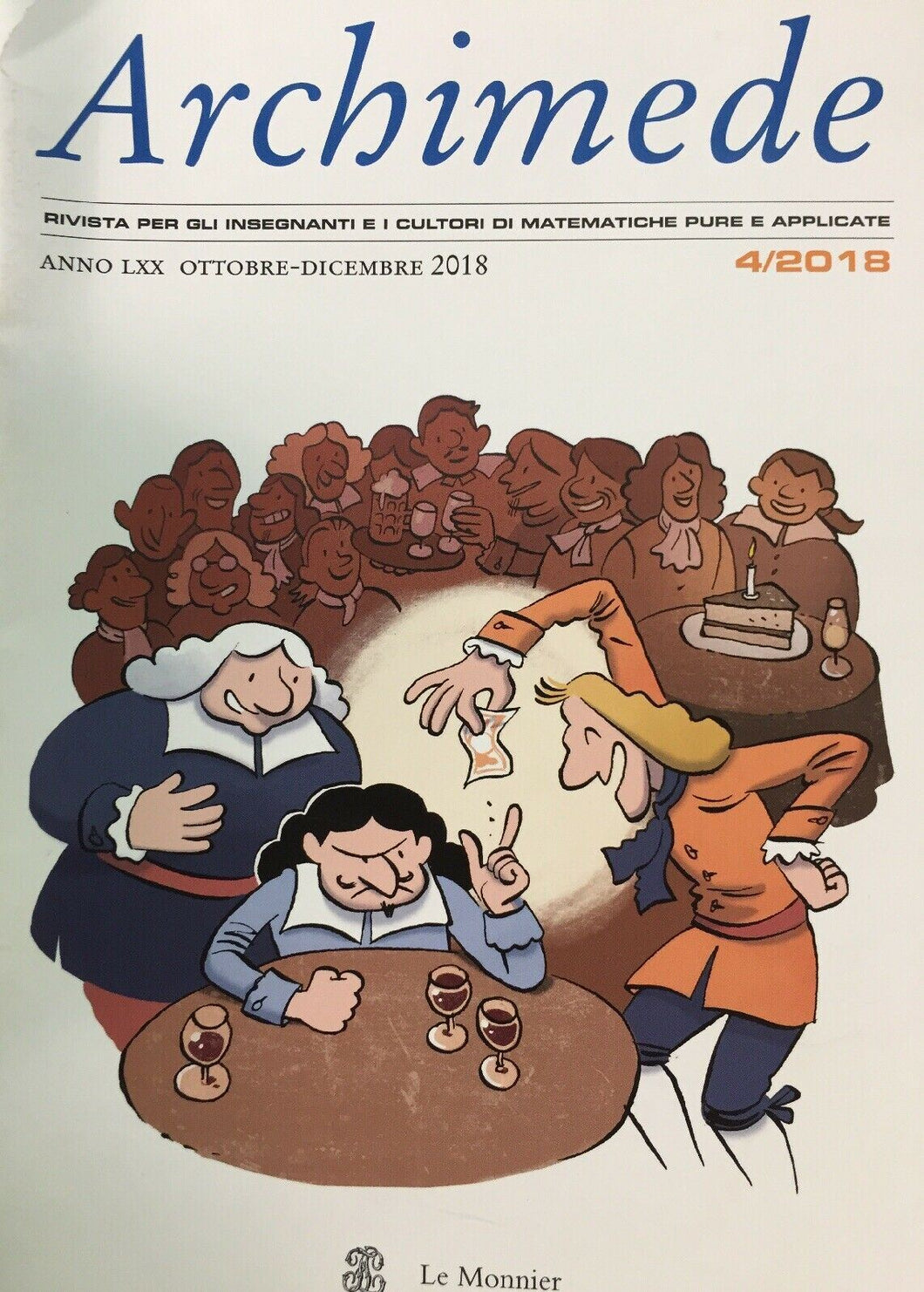 ARCHIMEDE RIVISTA DI MATEMATICHE PURE E APPLICATE OTTOBRE DICEMBRE 2018  J653