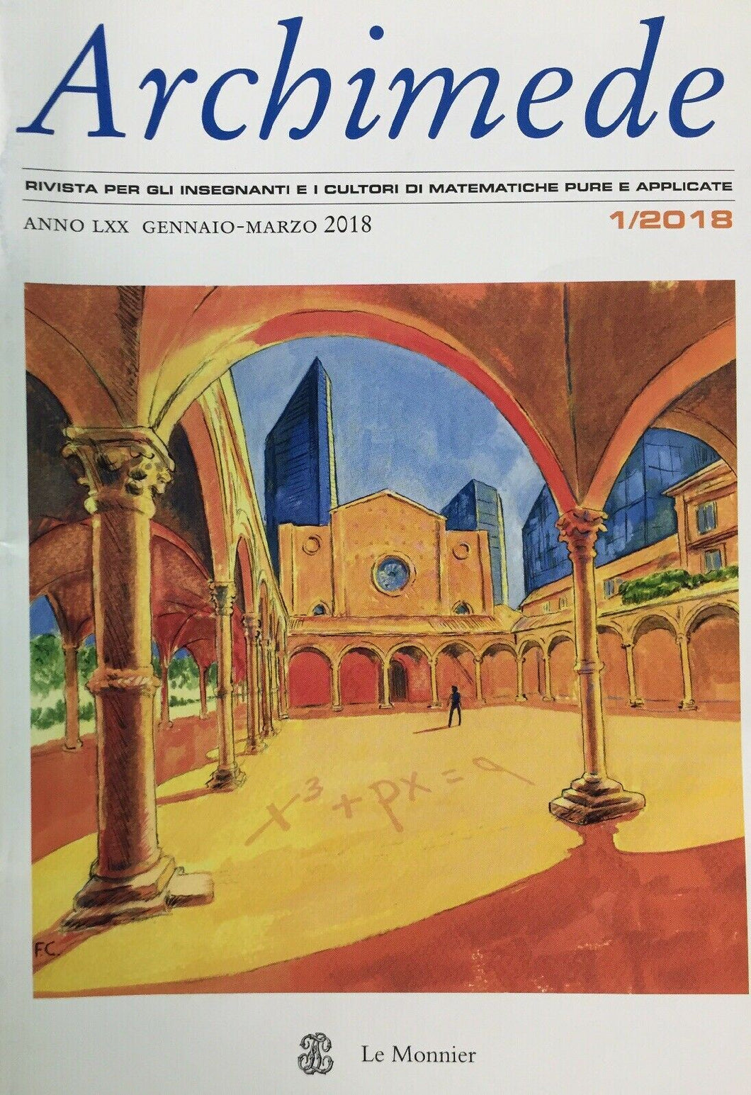 ARCHIMEDE RIVISTA DI MATEMATICHE PURE E APPLICATE GENNAIO MARZO 2018  J656