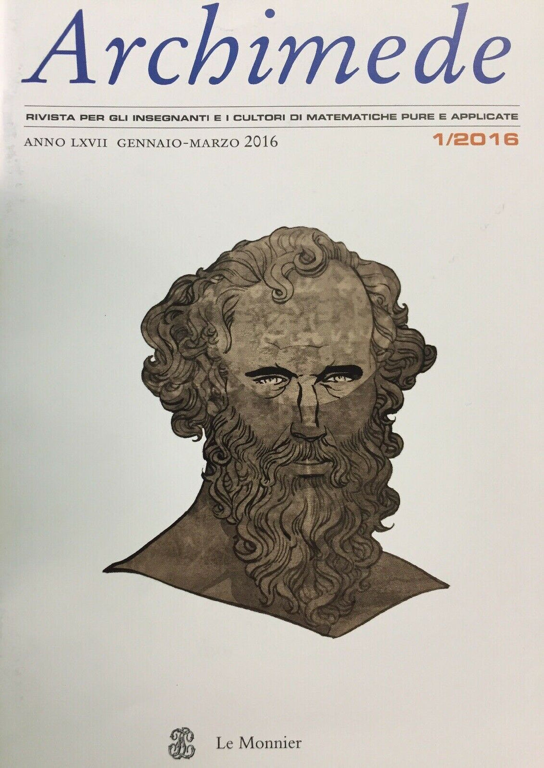 ARCHIMEDE RIVISTA DI MATEMATICHE PURE E APPLICATE GENNAIO MARZO 2016  J665