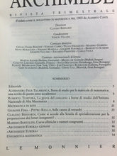 Carica l&#39;immagine nel visualizzatore di Gallery, ARCHIMEDE RIVISTA DI MATEMATICHE PURE E APPLICATE GENNAIO MARZO 2001 J696
