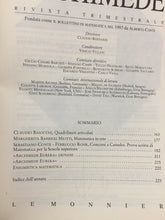 Carica l&#39;immagine nel visualizzatore di Gallery, ARCHIMEDE RIVISTA DI MATEMATICHE PURE E APPLICATE OTTOBRE DICEMBRE 1999 J737
