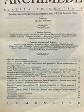 Carica l&#39;immagine nel visualizzatore di Gallery, ARCHIMEDE RIVISTA DI MATEMATICHE PURE E APPLICATE GENNAIO MARZO 1999 J740
