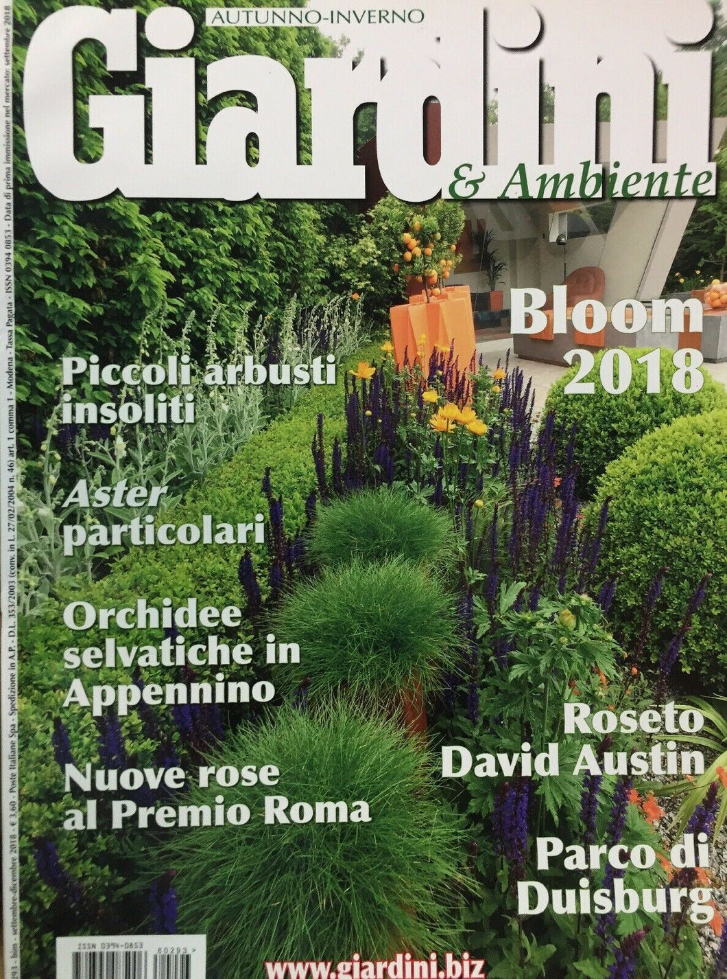 GIARDINI E AMBIENTE SETTEMBRE DICEMBRE 2018 J751