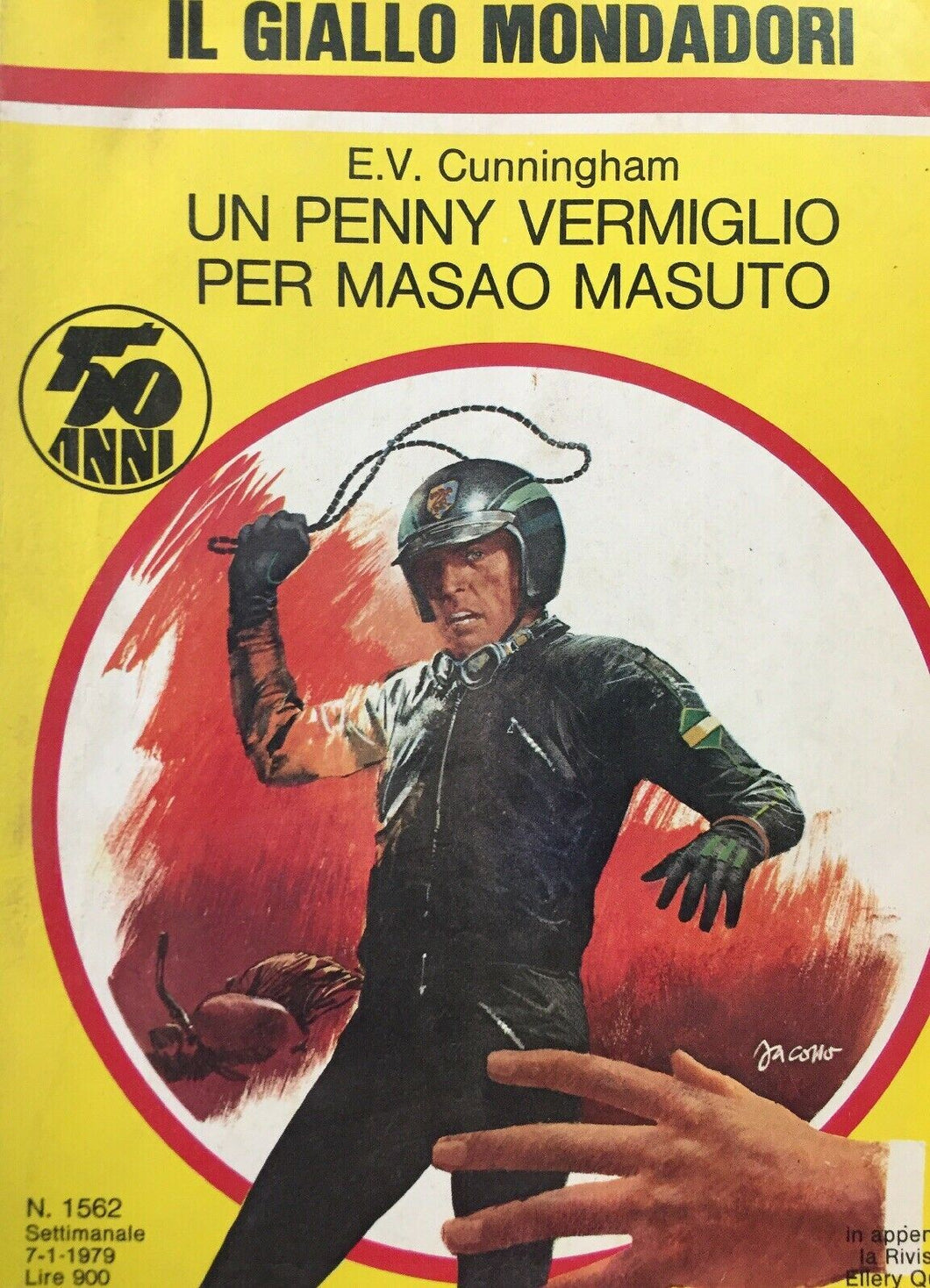 UN PENNY VERMIGLIO PER MASAO MASUTO IL GIALLO MONDADORI N.1582 J802