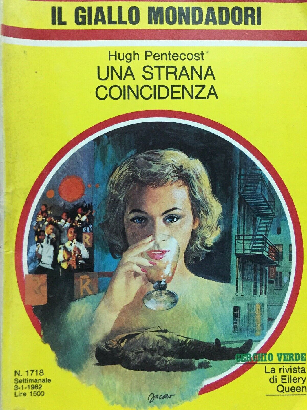 UNA STRANA COINCIDENZA H. PENTECOST IL GIALLO MONDADORI N.1718 J821