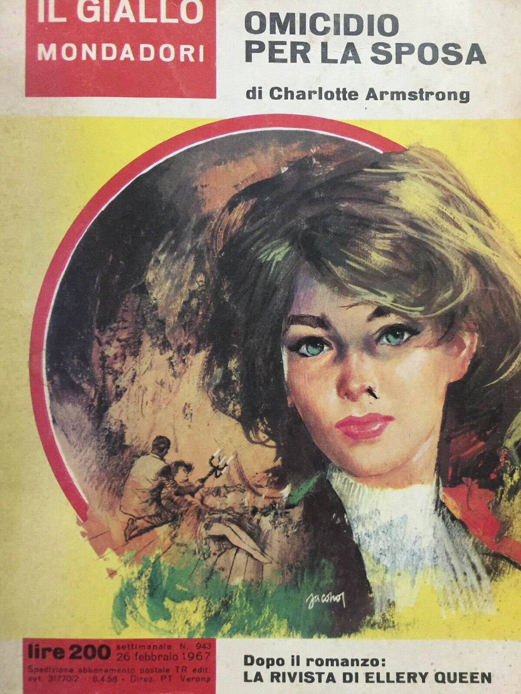 OMICIDIO PER LA SPOSA C. ARMSTRONG IL GIALLO MONDADORI N.943 J845