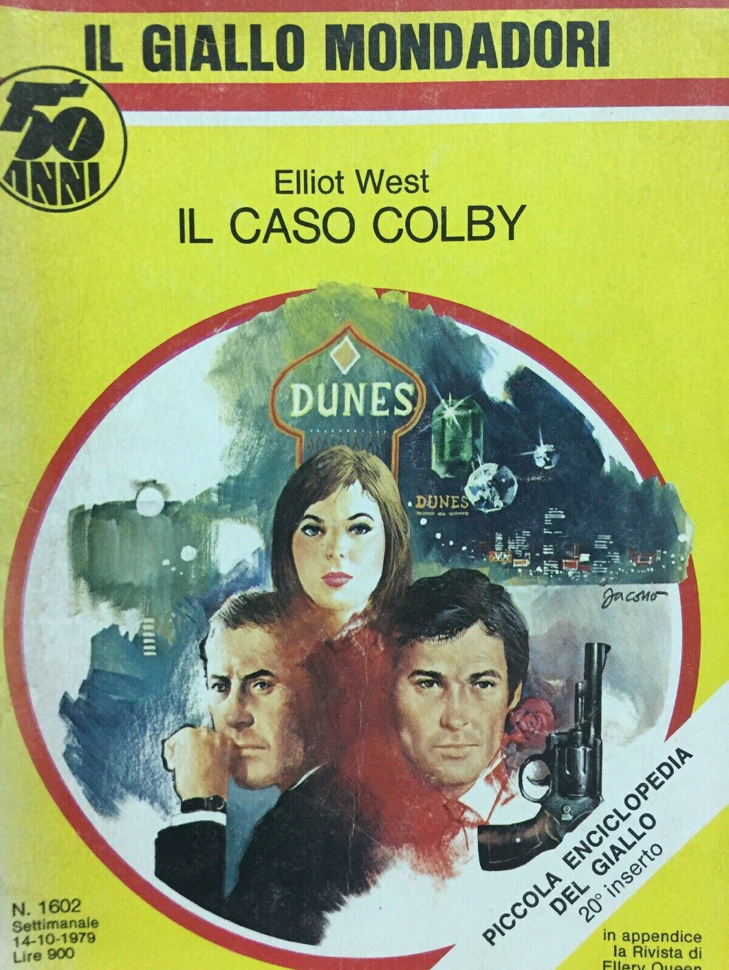 IL CASO COLBY ELLIOT WEST IL GIALLO MONDADORI N.1602 J893