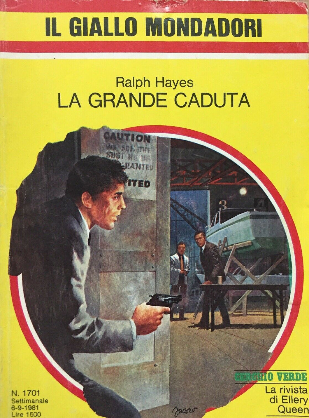 LA GRANDE CADUTA R. HAYES IL GIALLO MONDADORI N.1701 J903