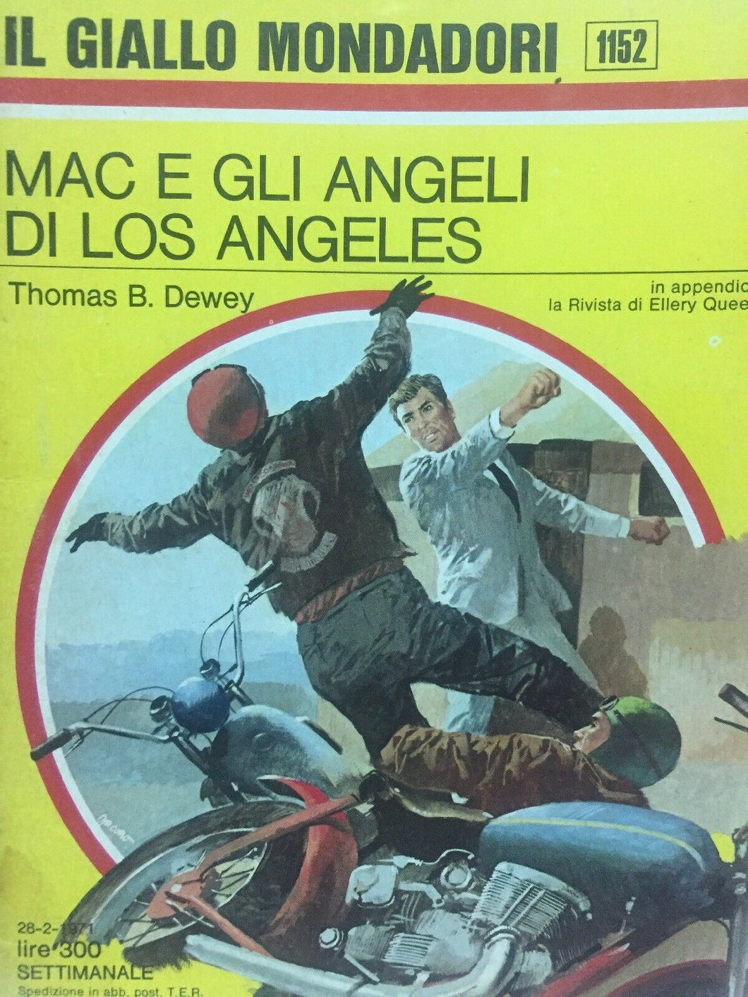 MAC E GLI ANGELI DI LOS ANGELES IL GIALLO MONDADORI N.1152 J965