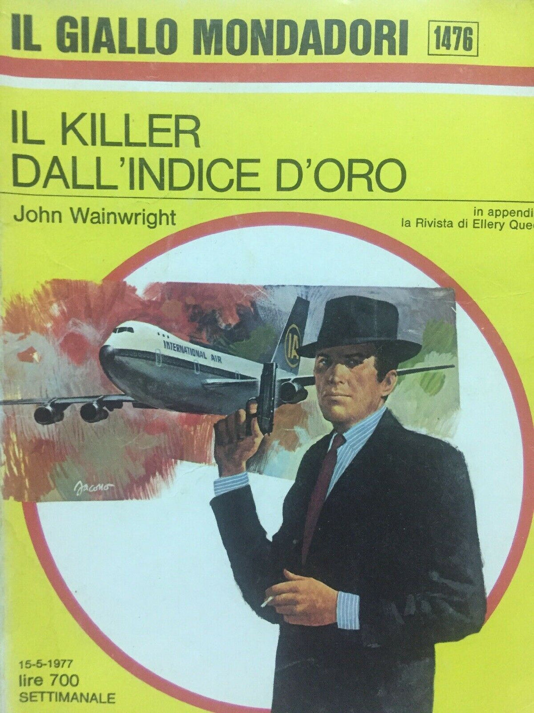 IL KILLER DALL’INDICE D’ORO J. WAINWRIGHT   IL GIALLO MONDADORI N.1476 J971