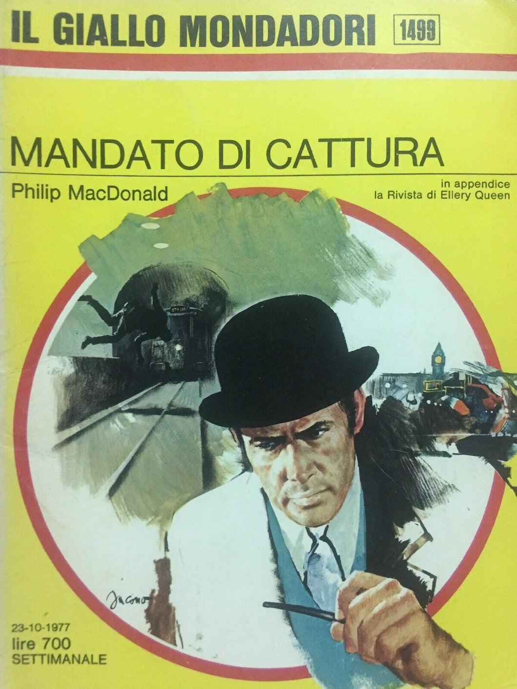 MANDATO DI CATTURA P. MACDONALD IL GIALLO MONDADORI N.1499 J973