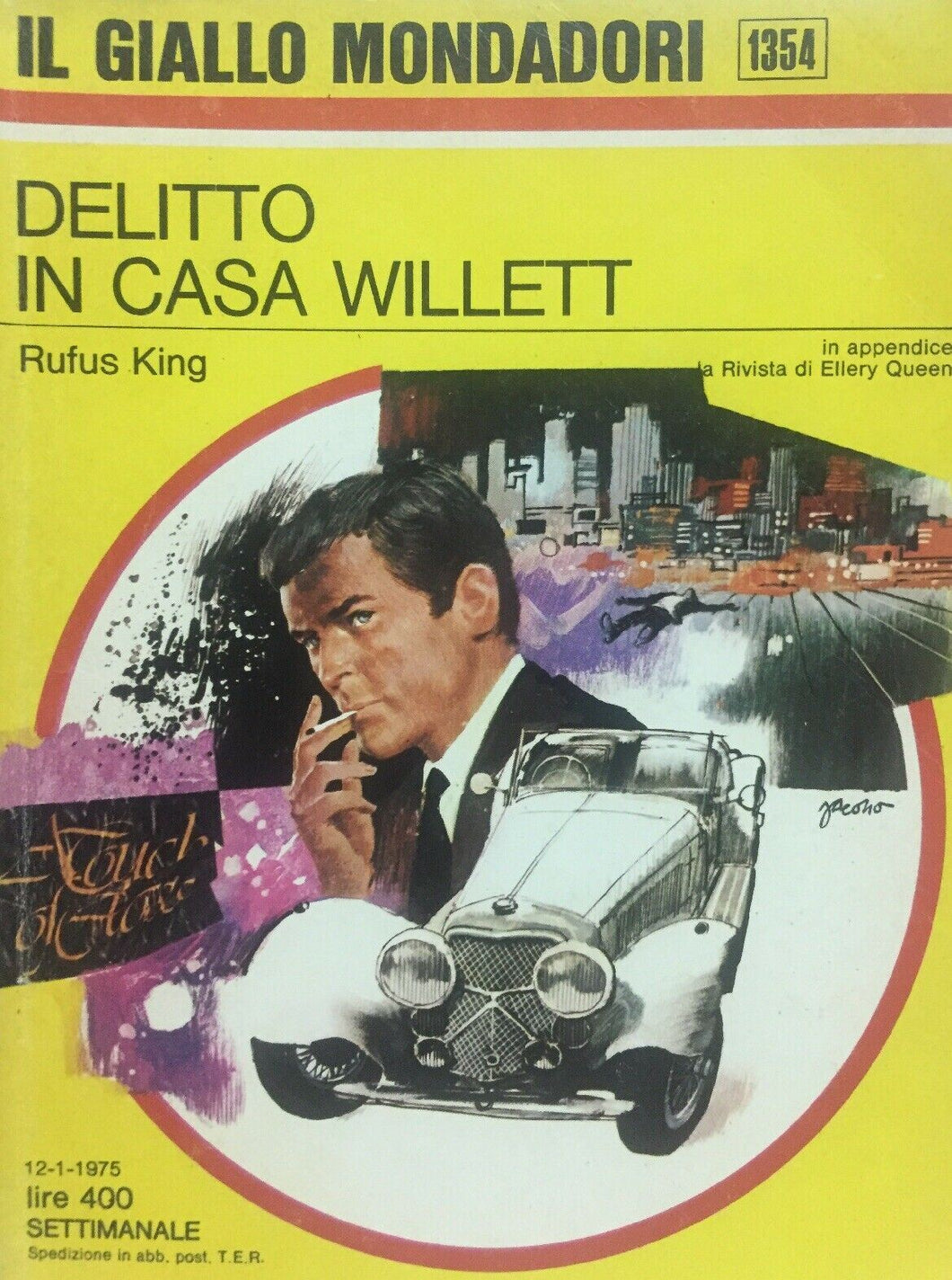 DELITTO IN CASA WILLETT R. KING IL GIALLO MONDADORI N.1354 J974