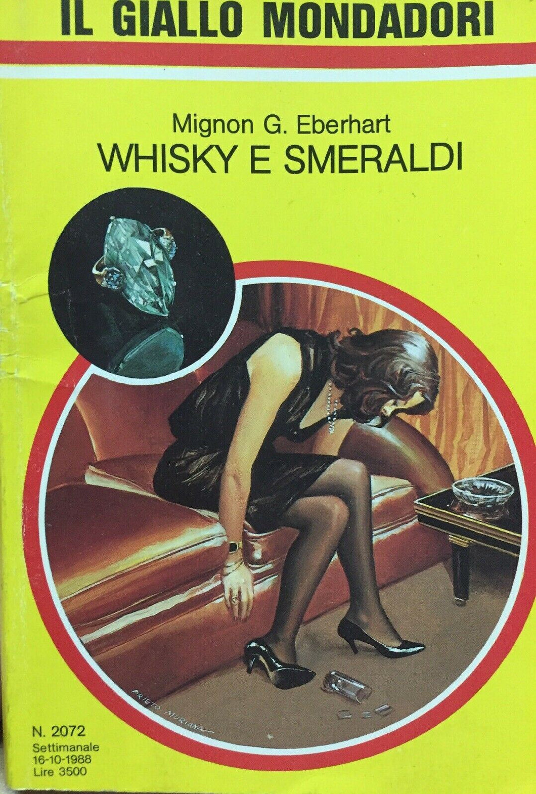 WISKY E SMERALDI M. G. EBERHART IL GIALLO MONDADORI N.2072 J997