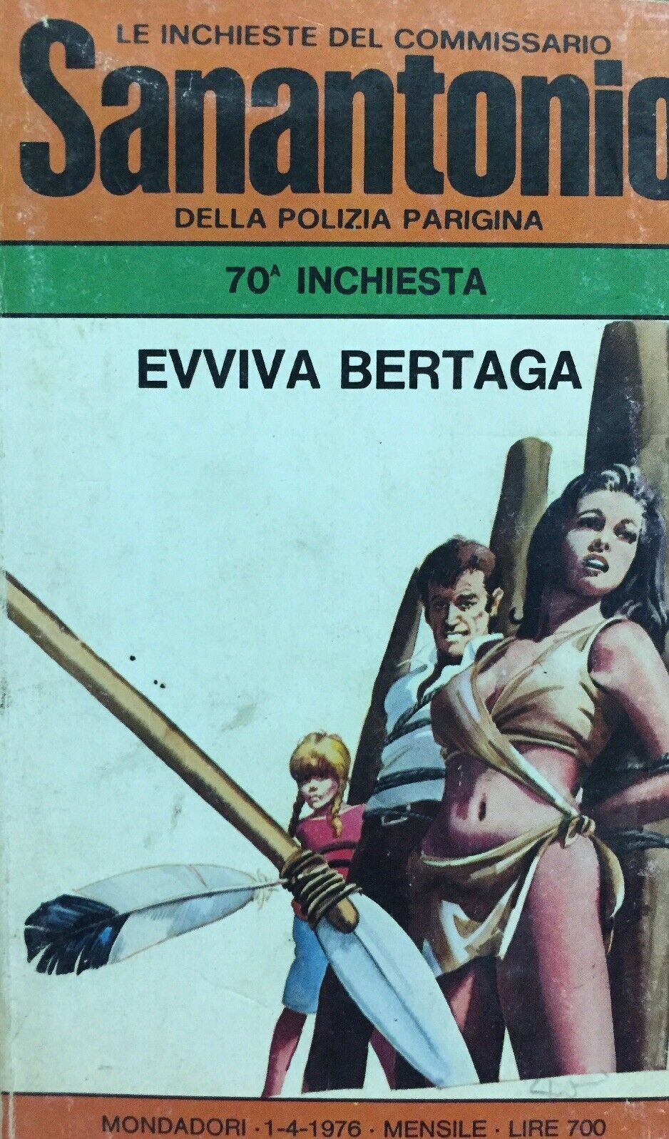 LE INCHIESTE DEL COMMISSARIO SANANTONIO 70’ INCHIESTA EVVIVA BERTAGA J1099