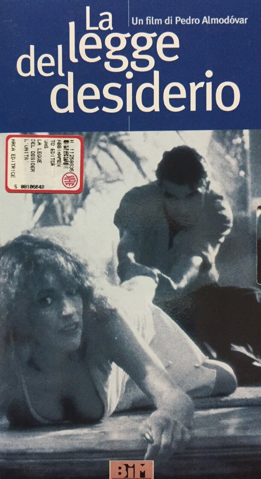 VHS LA LEGGE DEL DESIDERIO P. ALMODOVAR K41