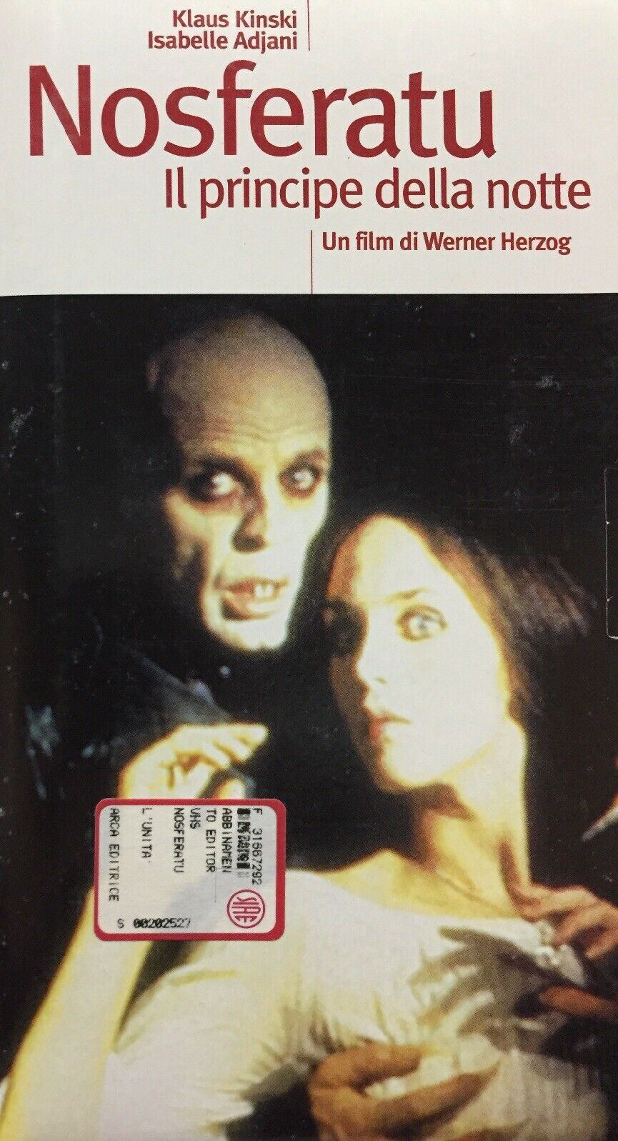 VHS NOSFERATU IL PRINCIPE DELLA NOTTE W. HERZOG  K44