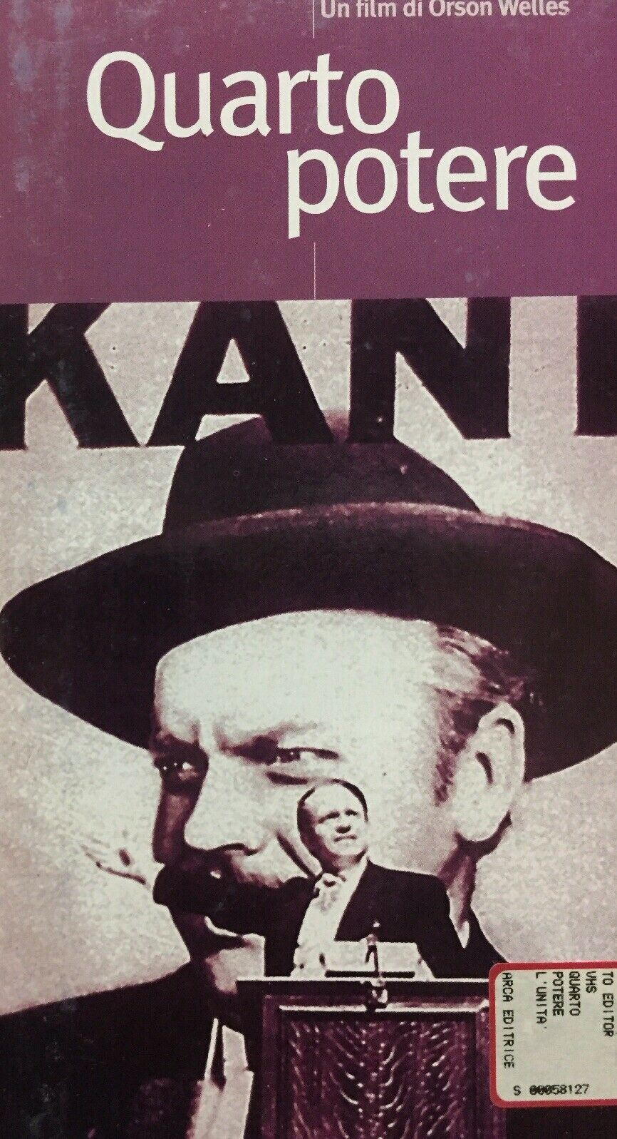 VHS QUARTO POTERE O. WELLES K51