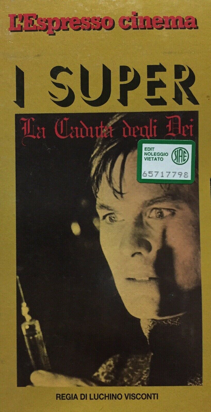 VHS LA CADUTA DEGLI DEI L. VISCONTI K77