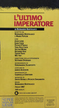 Carica l&#39;immagine nel visualizzatore di Gallery, VHS L’ULTIMO IMPERATORE B. BERTOLUCCI K85
