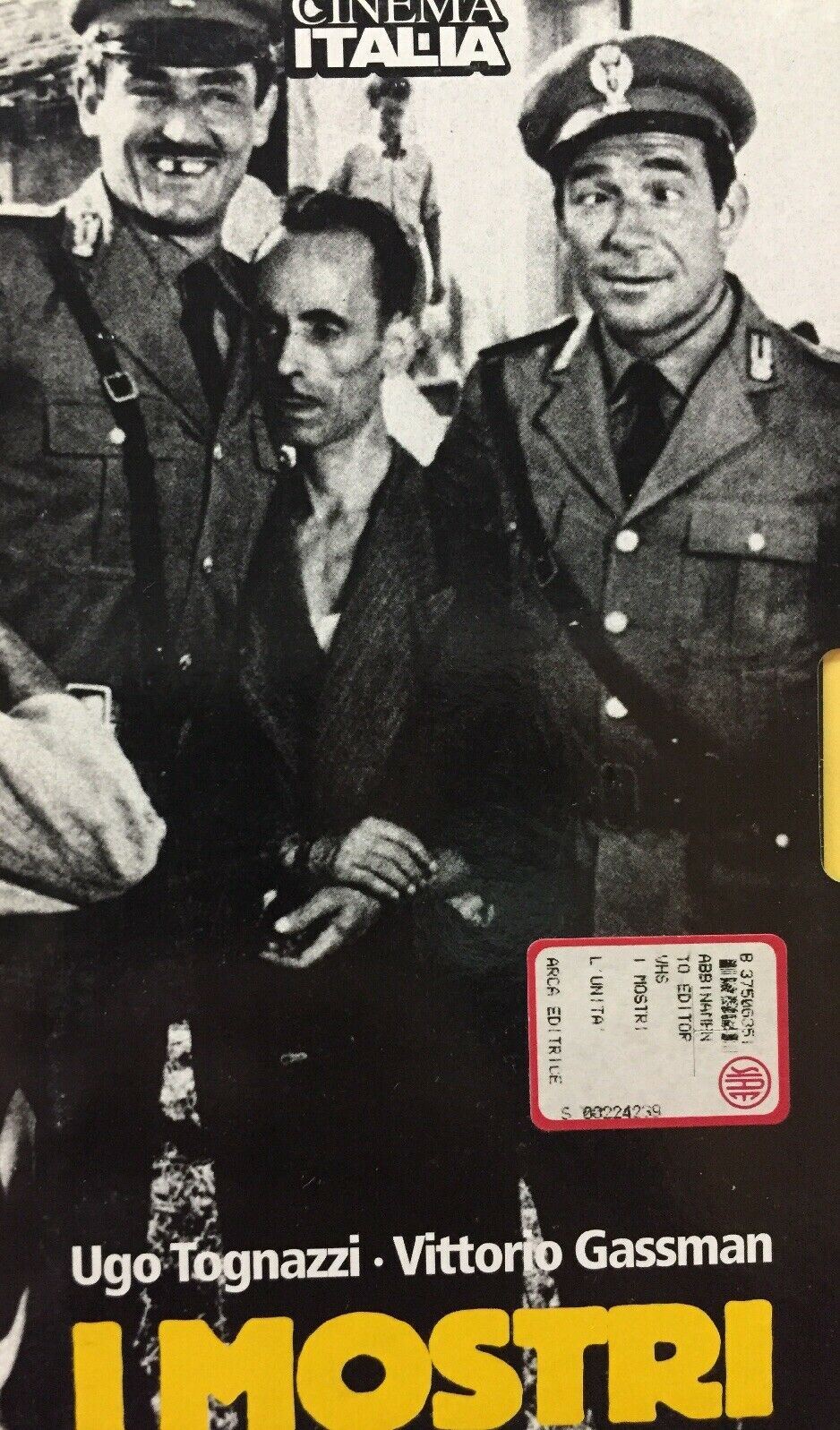 VHS I MOSTRI TOGNAZZI GASSMAN  K87