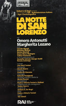 Carica l&#39;immagine nel visualizzatore di Gallery, VHS LA NOTTE DI SAN LORENZO F.LLI TAVIANI K92
