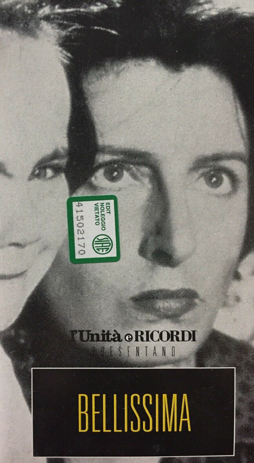 VHS BELLISSIMA A. MAGNANI K106
