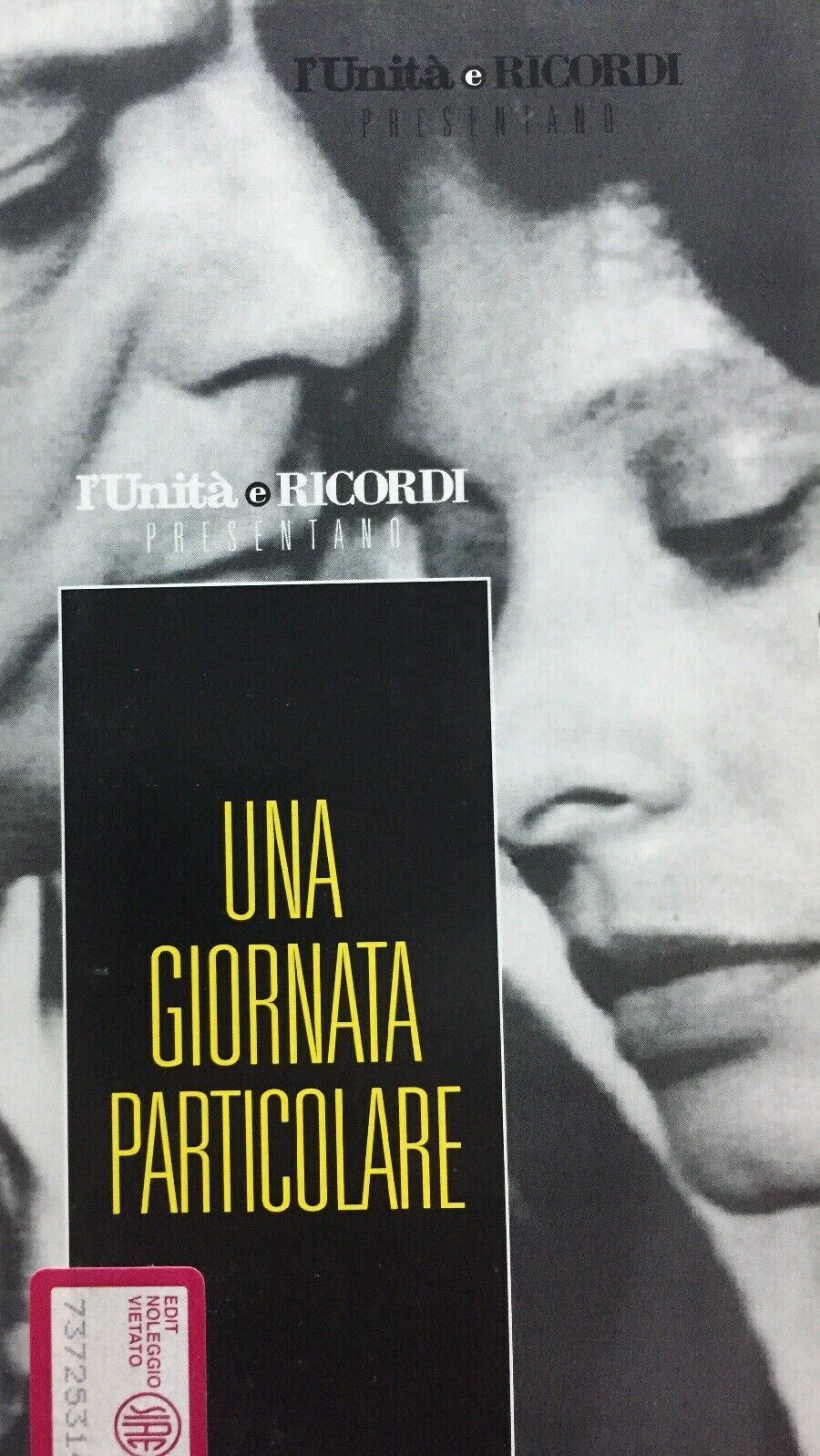 VHS UNA GIORNATA PARTICOLARE E. SCOLA K124