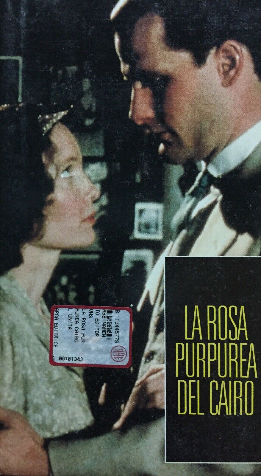 VHS LA ROSA PURPUREA DEL CAIRO W. ALLEN K156